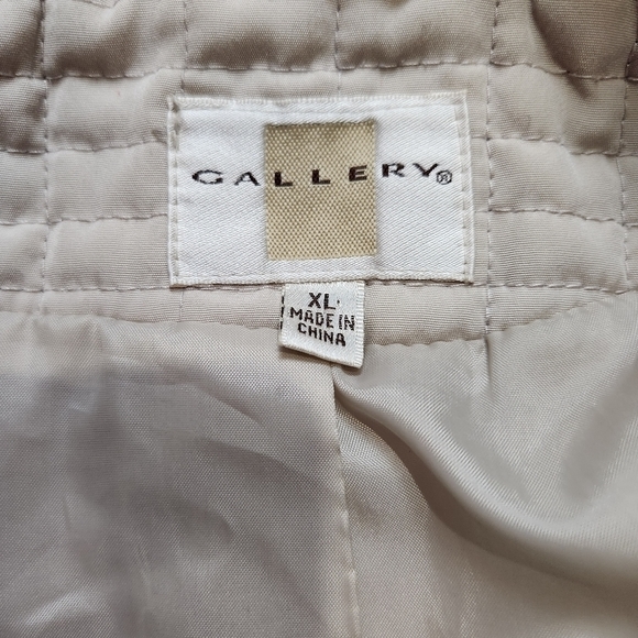 Size XL Quilted spring Jacket Muted Orange color Collared GALLERY - Picture 14 of 16